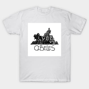 Cibeles Madrid - World Cities Series by 9BH T-Shirt